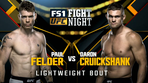 Daron Cruickshank contre Paul Felder