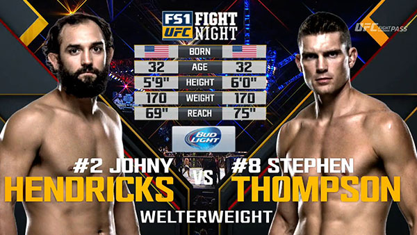 Johny Hendricks contre Stephen Thompson