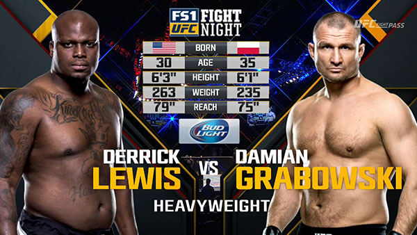 Derrick Lewis contre Damian Grabowski