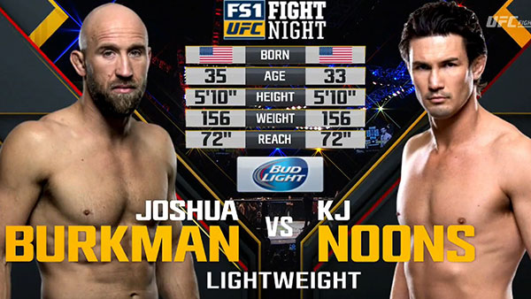 Josh Burkman contre K.J. Noons