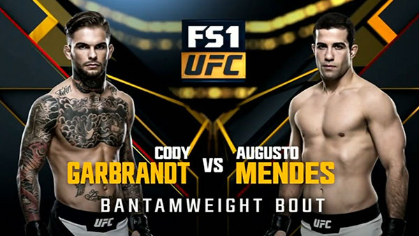 Augusto Mendes contre Cody Garbrandt