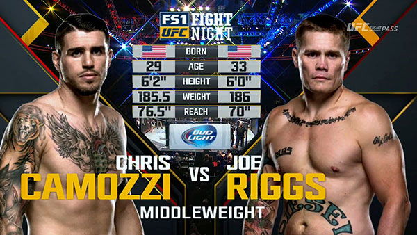 Joe Riggs contre Chris Camozzi