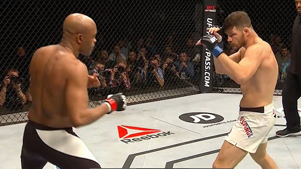 Anderson Silva contre Michael Bisping