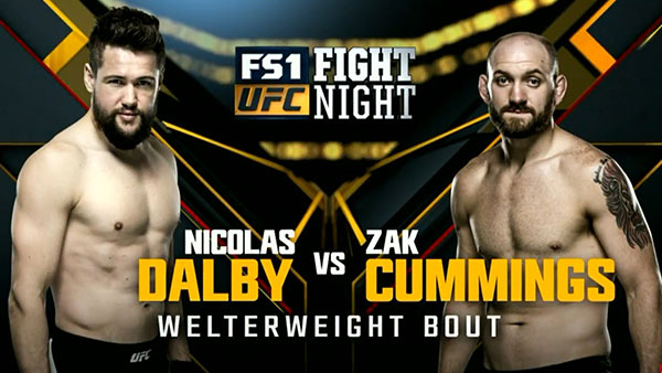 Nicolas Dalby contre Zak Cummings