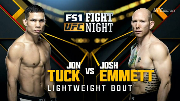 Josh Emmett contre Jon Tuck