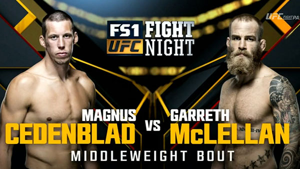 Magnus Cedenblad contre Garreth McLellan