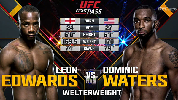 Leon Edwards contre Dominic Waters