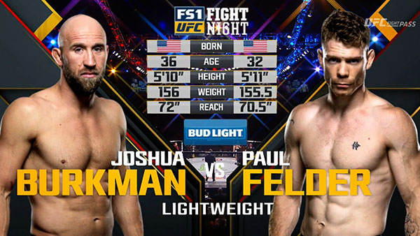 Josh Burkman contre Paul Felder