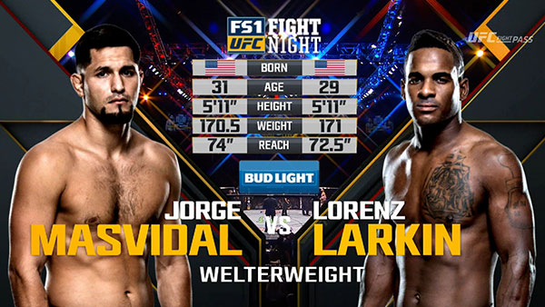 Jorge Masvidal contre Lorenz Larkin