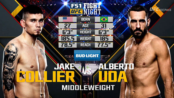 Jake Collier contre Alberto Emiliano Pereira