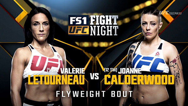 Valerie Letourneau contre Joanne Calderwood