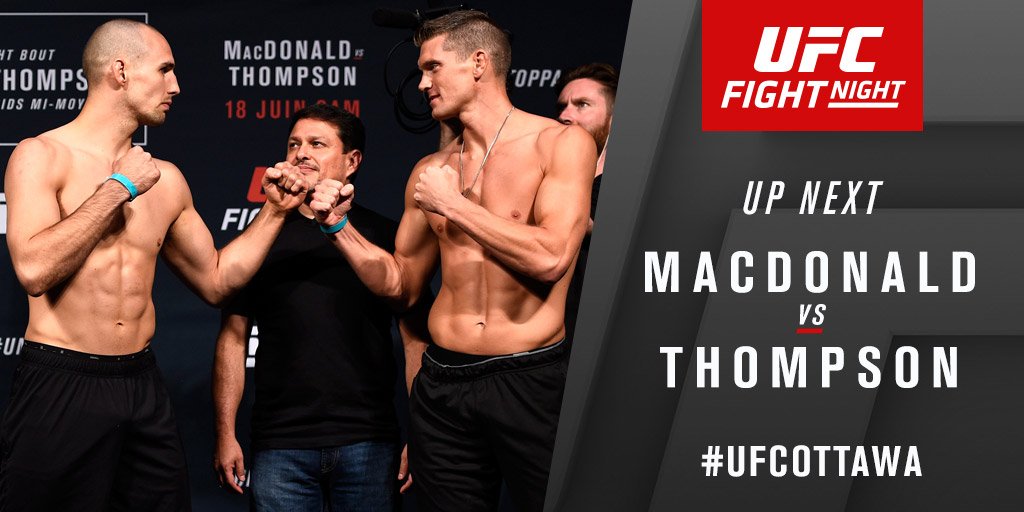 Rory MacDonald contre Stephen Thompson