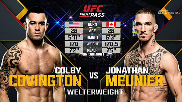 Colby Covington contre Jonathan Meunier