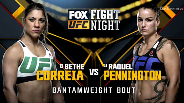 Bethe Correia contre Raquel Pennington