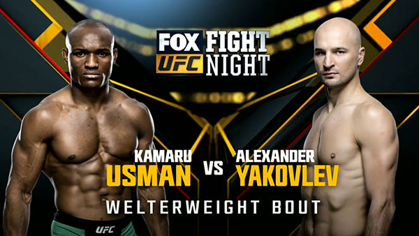 Kamaru Usman contre Alexander Yakovlev