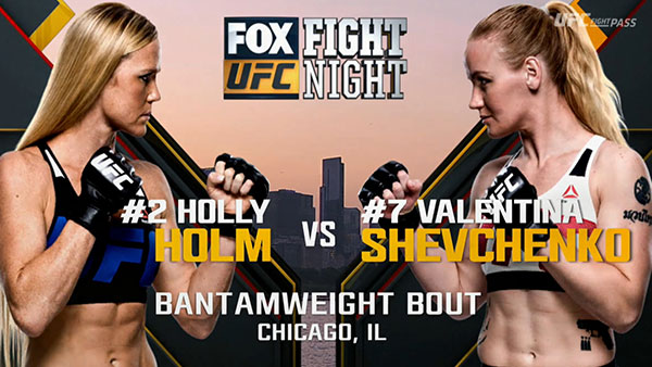 Holly Holm contre Valentina Shevchenko