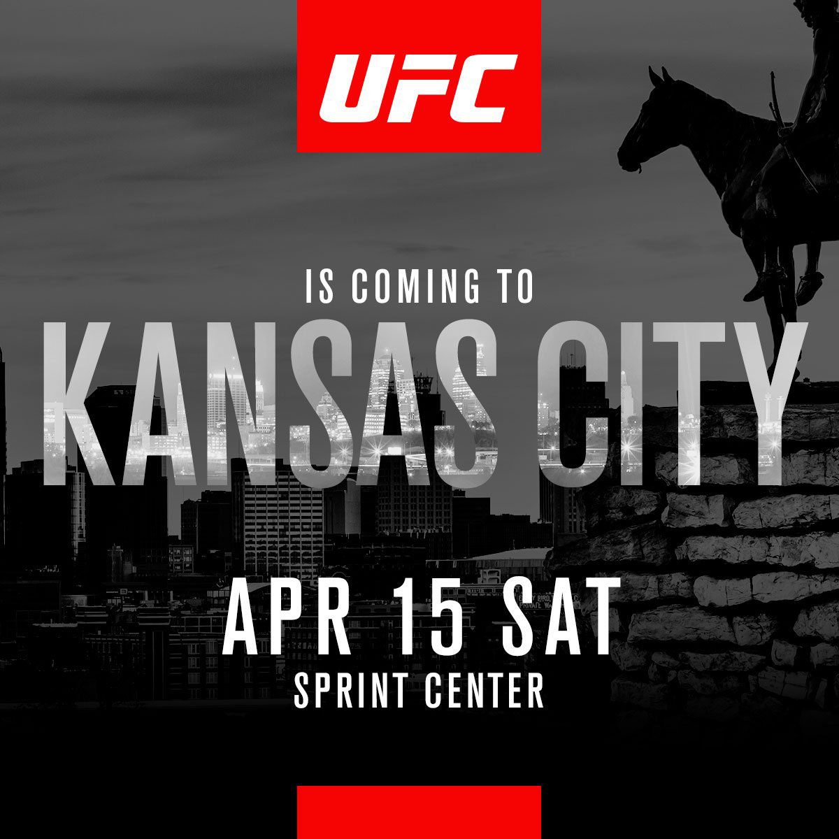 Poster/affiche UFC on Fox 24 - Kansas City