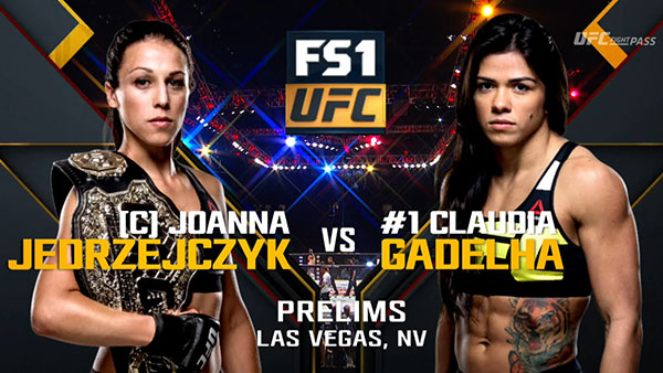 Joanna Jedrzejczyk contre Claudia Gadelha