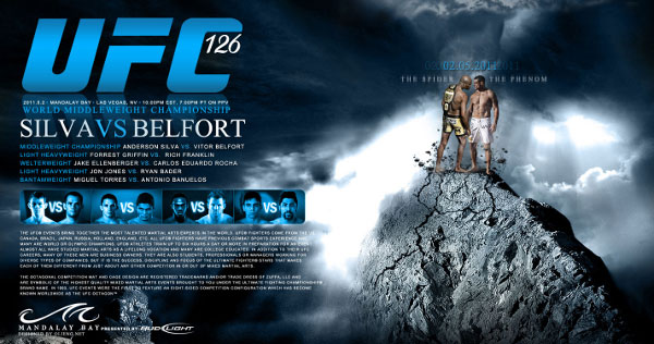 Poster/affiche UFC 126