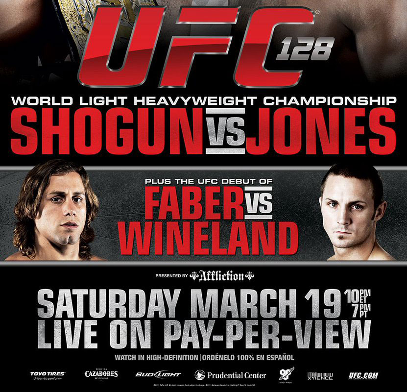 Poster/affiche UFC 128