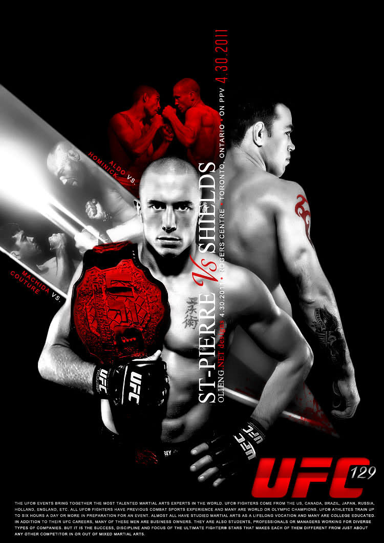 Poster/affiche UFC 129