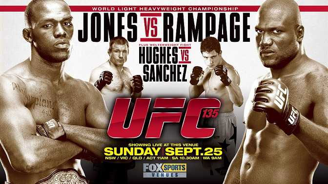 Poster/affiche UFC 135