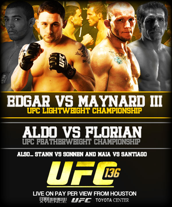 Poster/affiche UFC 136