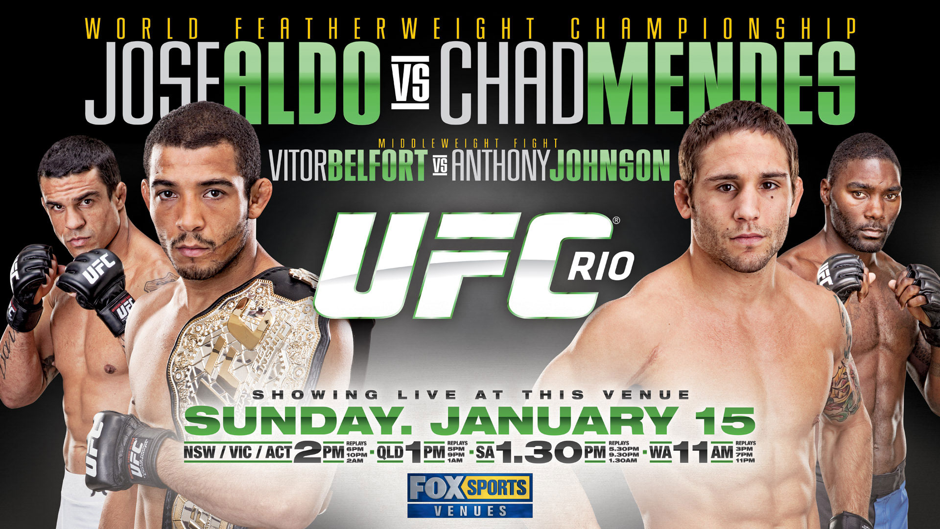 Poster/affiche UFC 142