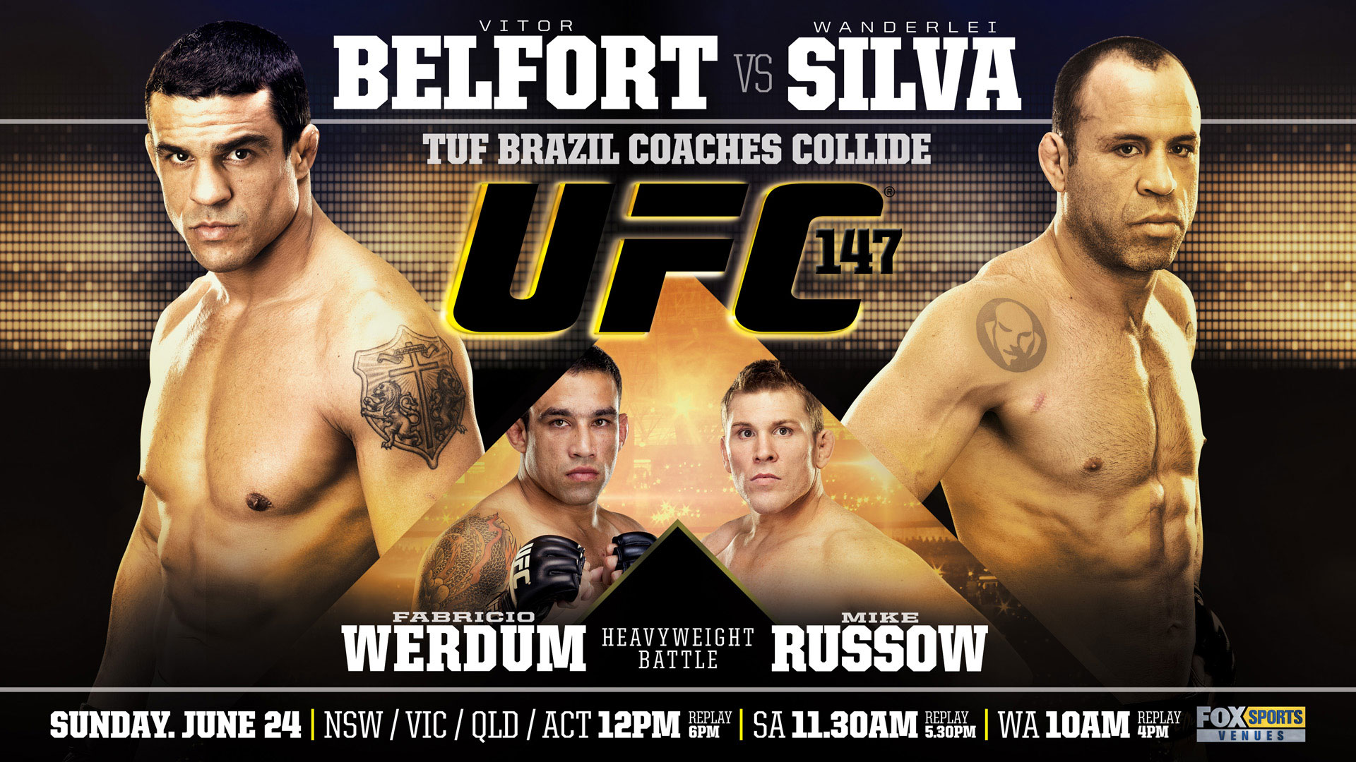 Poster/affiche UFC 147