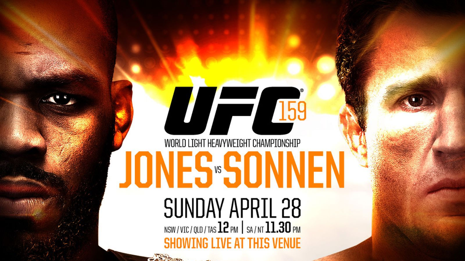 Poster/affiche UFC 159