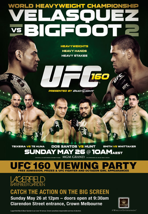 Poster/affiche UFC 160