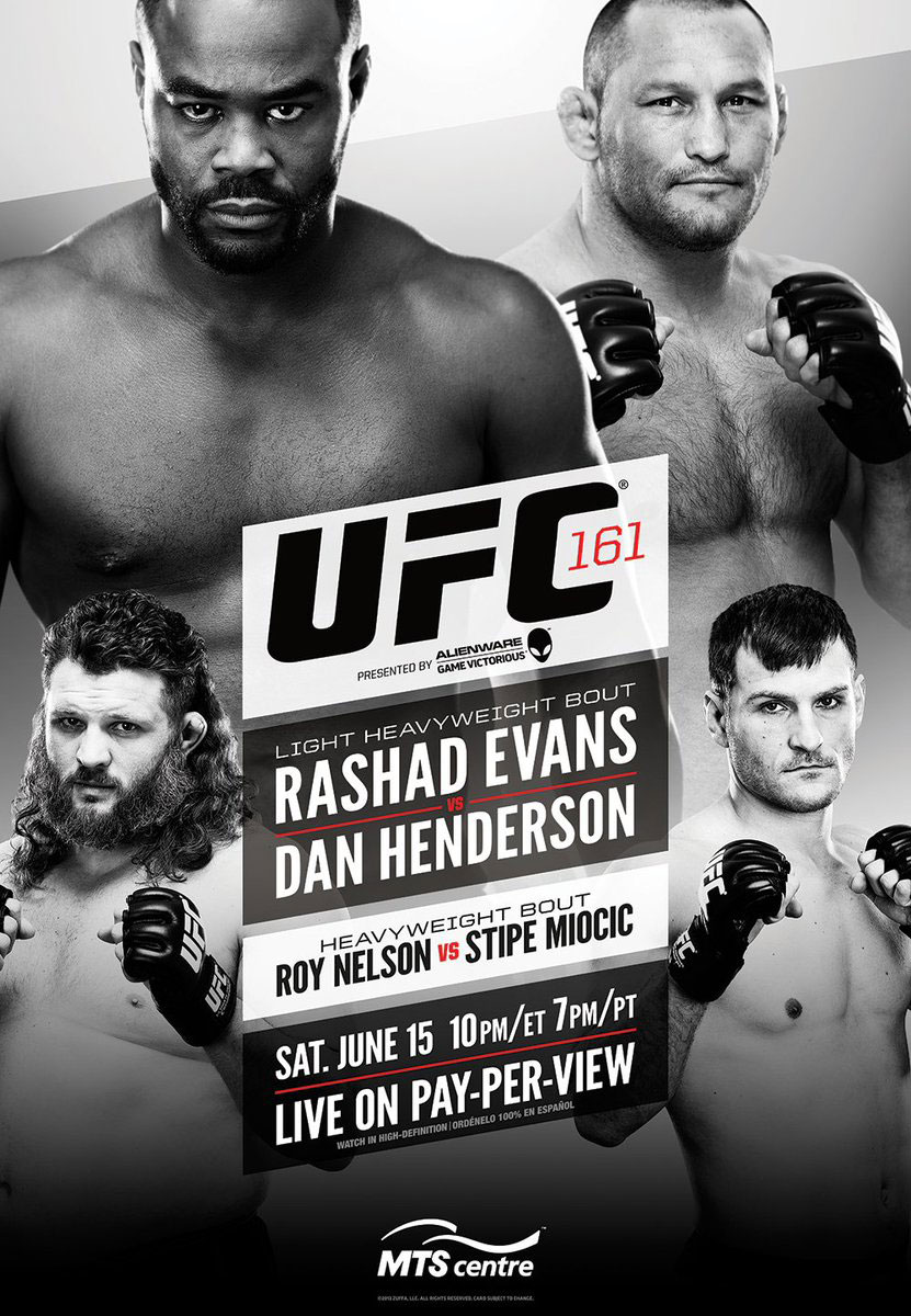 Poster/affiche UFC 161