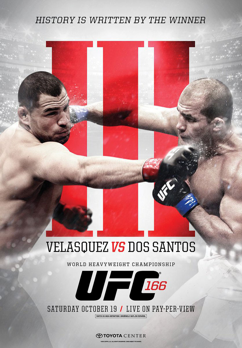 Poster/affiche UFC 166