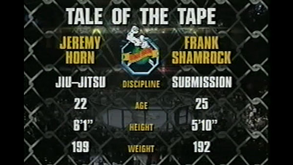 Frank Shamrock contre Jeremy Horn