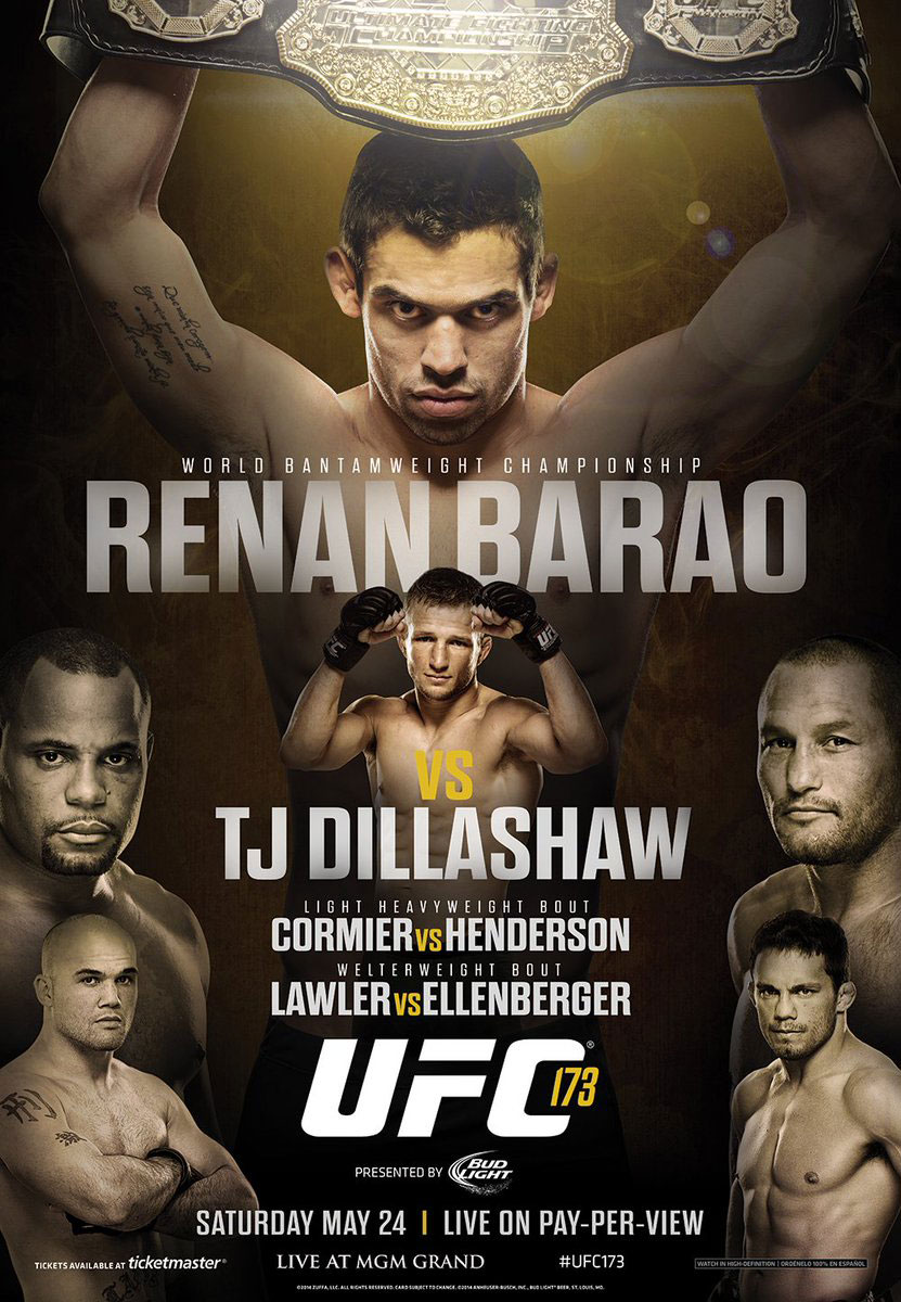 Poster/affiche UFC 173 - Vegas