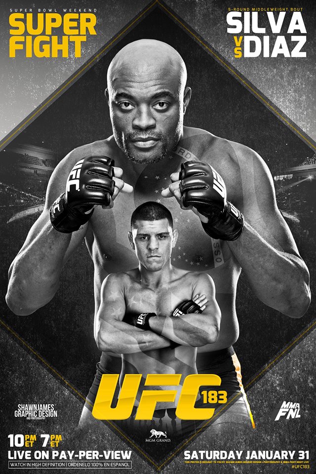 Poster/affiche UFC 183