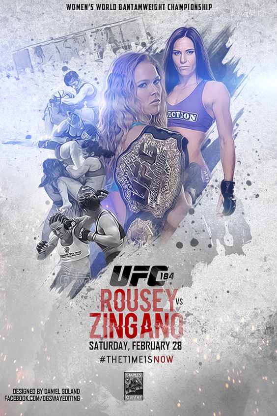 Poster/affiche UFC 184