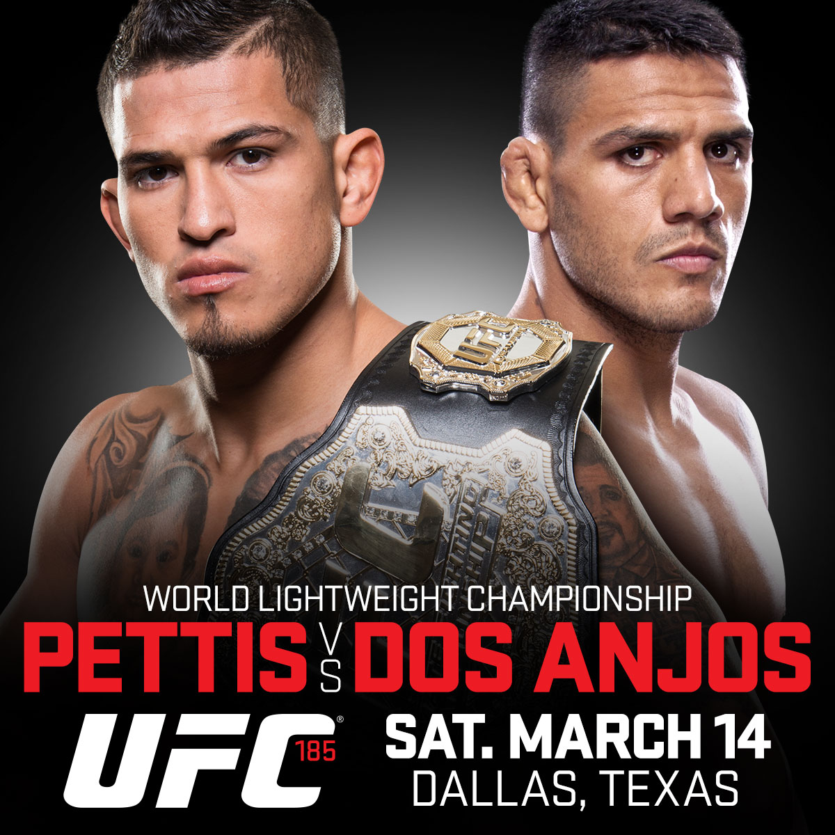 Poster/affiche UFC 185