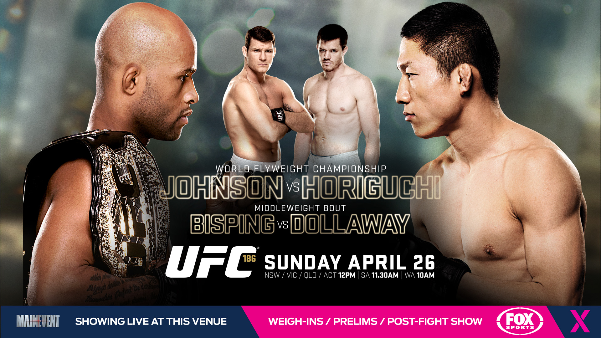 Poster/affiche UFC 186