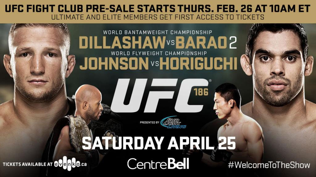 Poster/affiche UFC 186