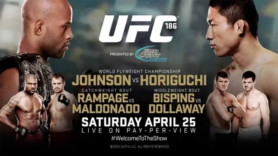 Poster/affiche UFC 186