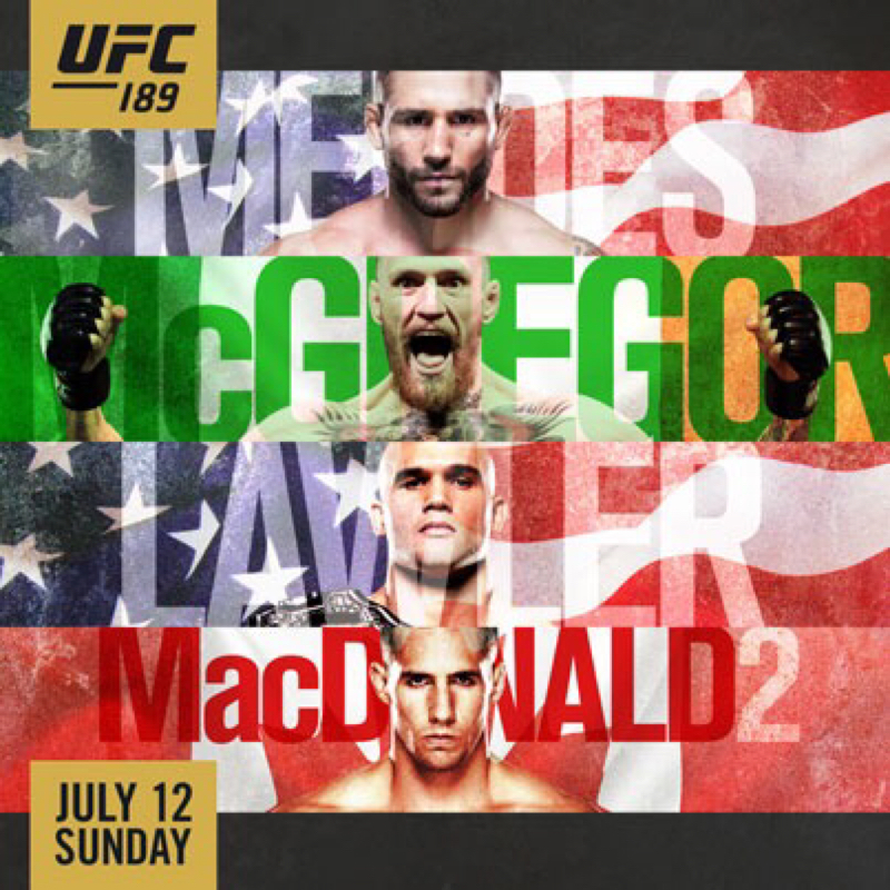 Poster/affiche UFC 189