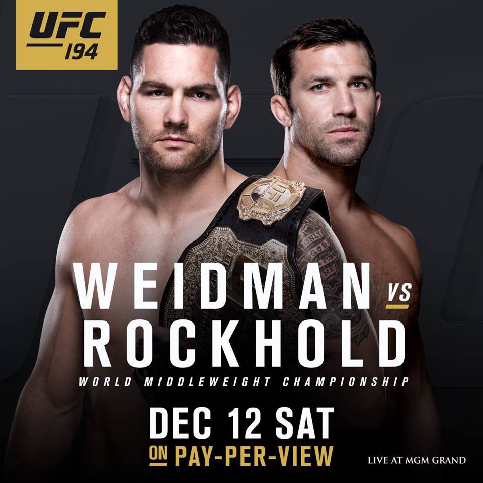 Poster/affiche UFC 194