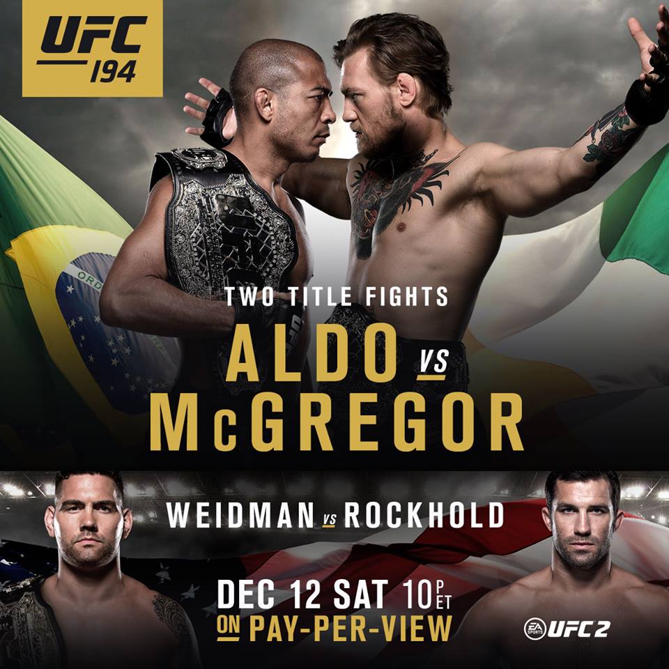 Poster/affiche UFC 194