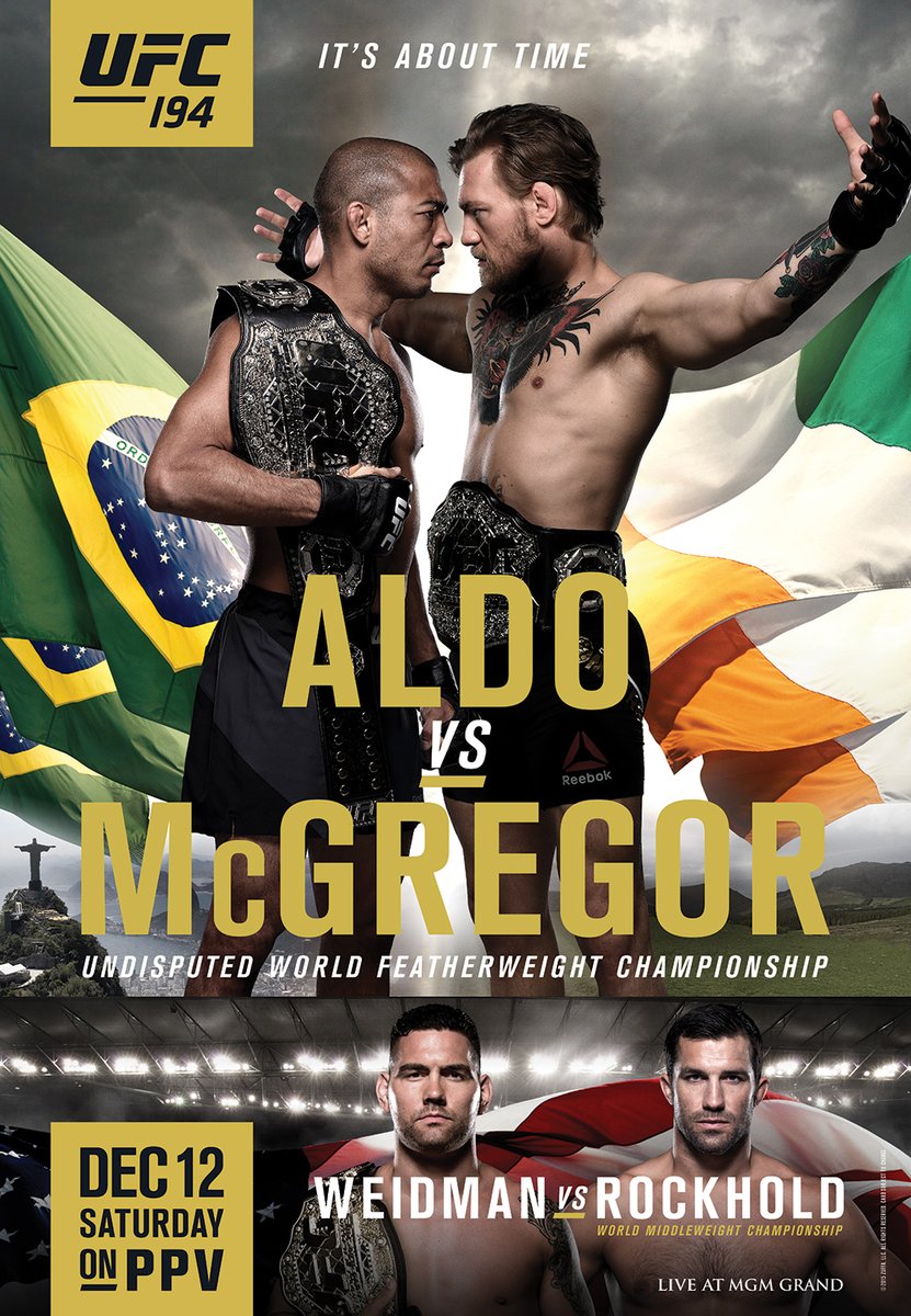 Poster/affiche UFC 194