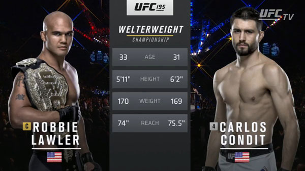 Robbie Lawler contre Carlos Condit