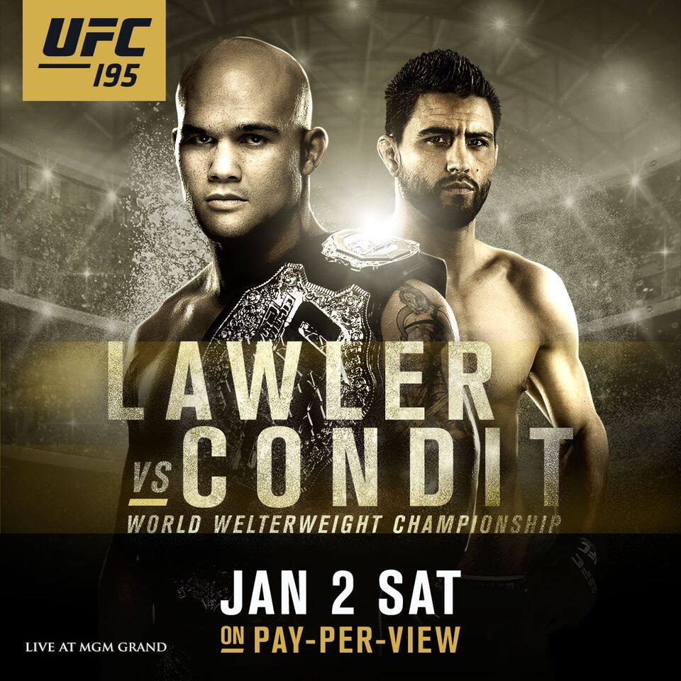 Poster/affiche UFC 195