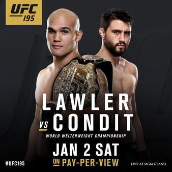 Poster/affiche UFC 195