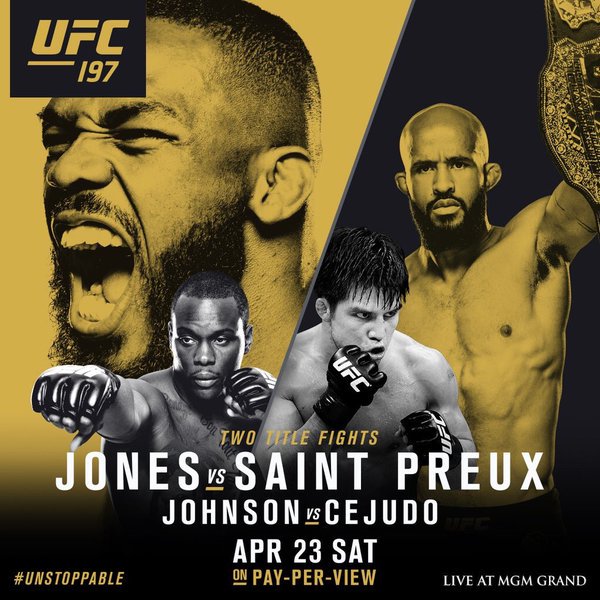 Poster/affiche UFC 197