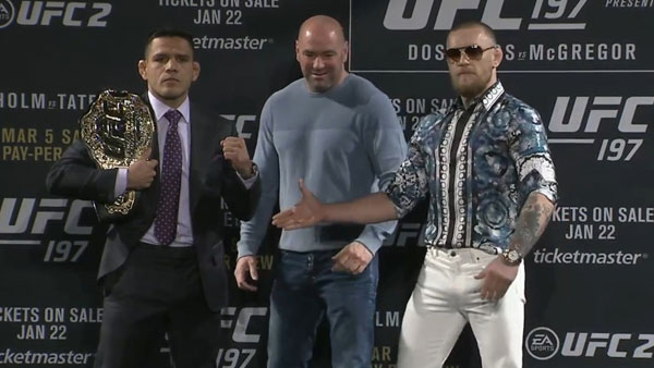 Rafael dos Anjos contre Conor McGregor  Rafael dos Anjos contre Conor McGregor